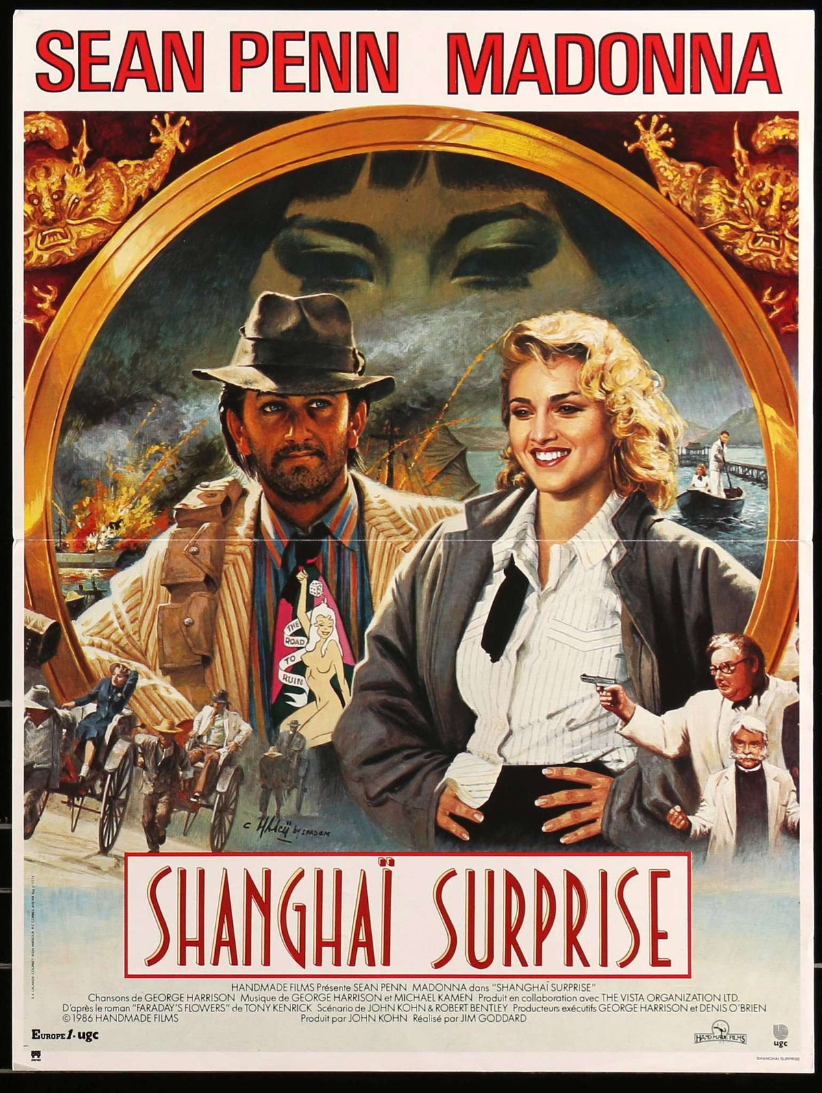 Shanghai Surprise (1986) original movie poster for sale at Original Film Art - Vintage Movie Posters