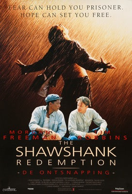The Shawshank Redemption (1994) Original Dutch One-Sheet Movie Poster -  Original Film Art - Vintage Movie Posters
