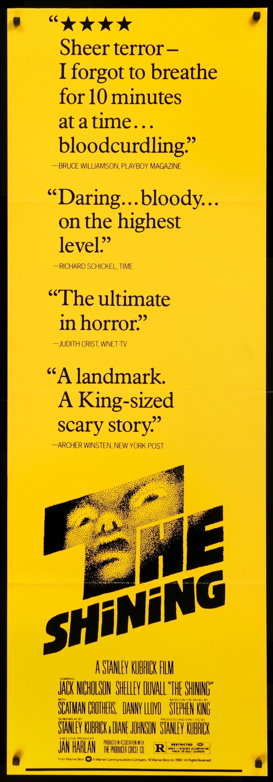 Shining (1980) original movie poster for sale at Original Film Art - Vintage Movie Posters
