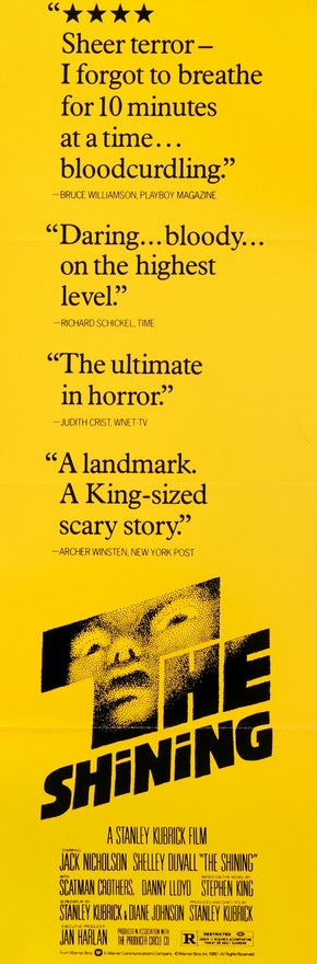 Shining (1980) original movie poster for sale at Original Film Art - Vintage Movie Posters