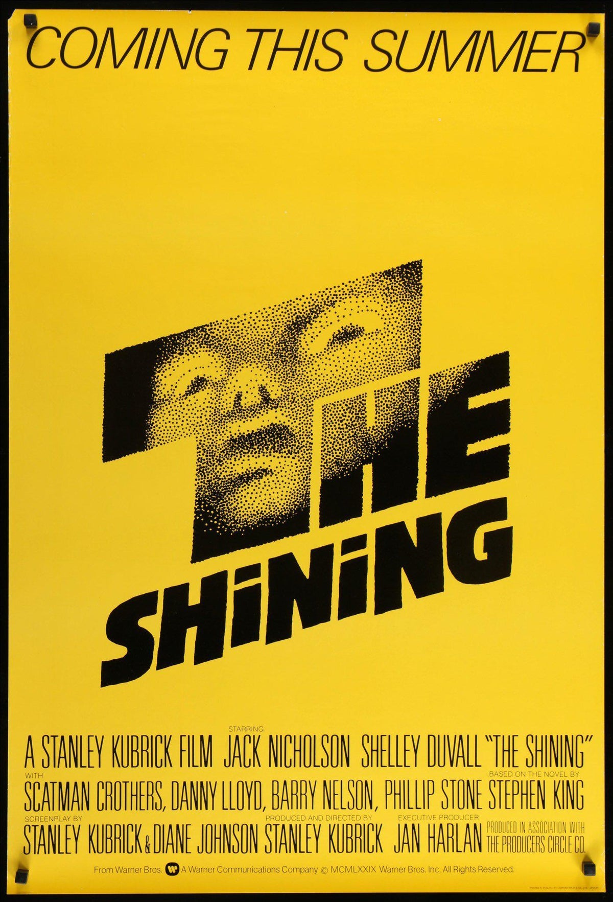 Shining (1980) original movie poster for sale at Original Film Art