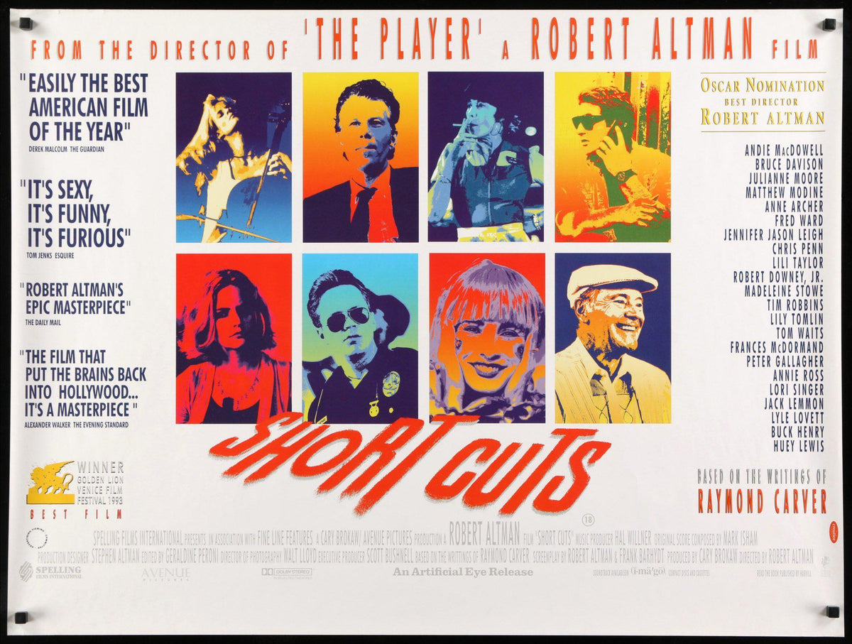 Short Cuts (1993) original movie poster for sale at Original Film Art - Vintage Movie Posters