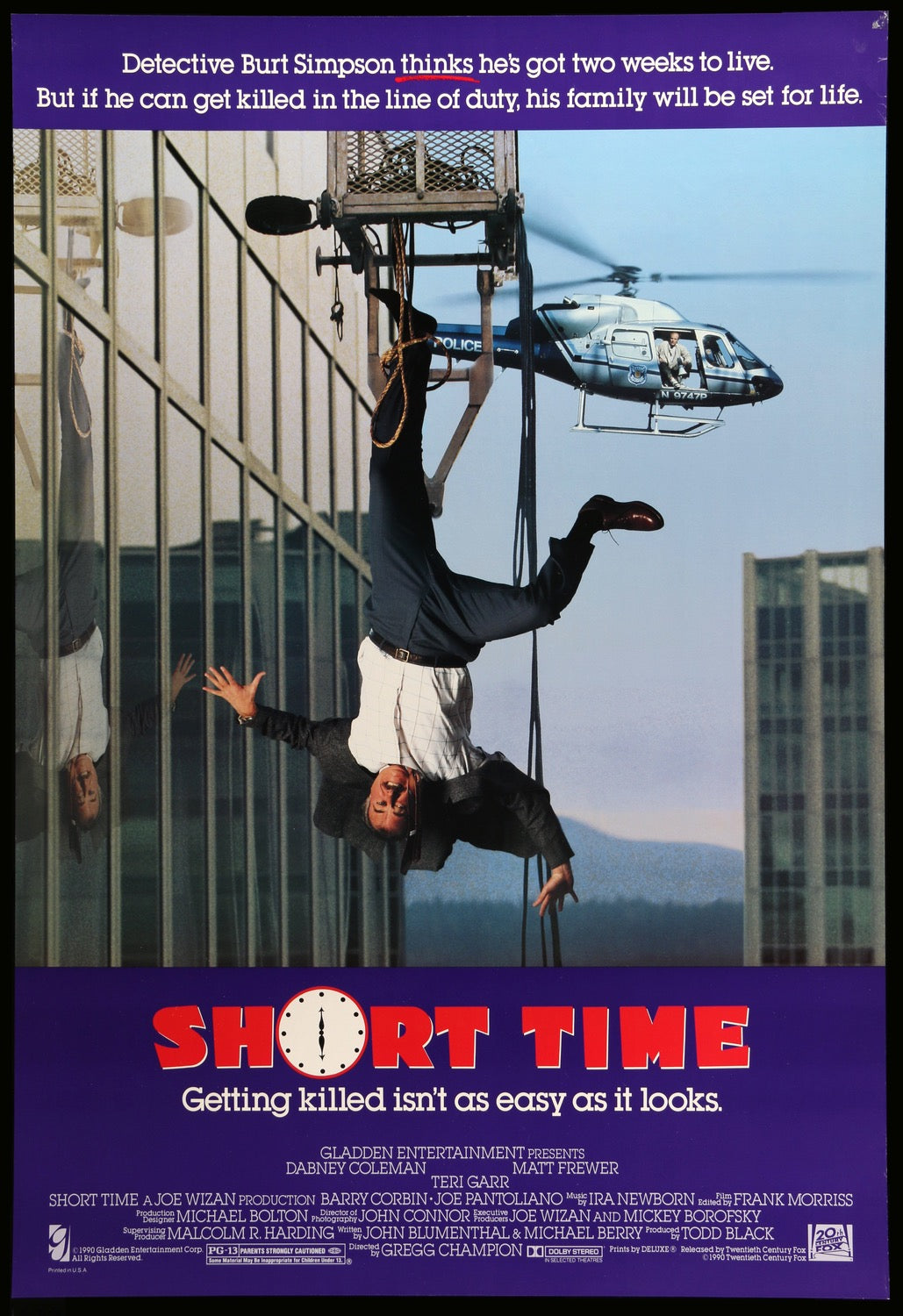 Short Time (1990) original movie poster for sale at Original Film Art