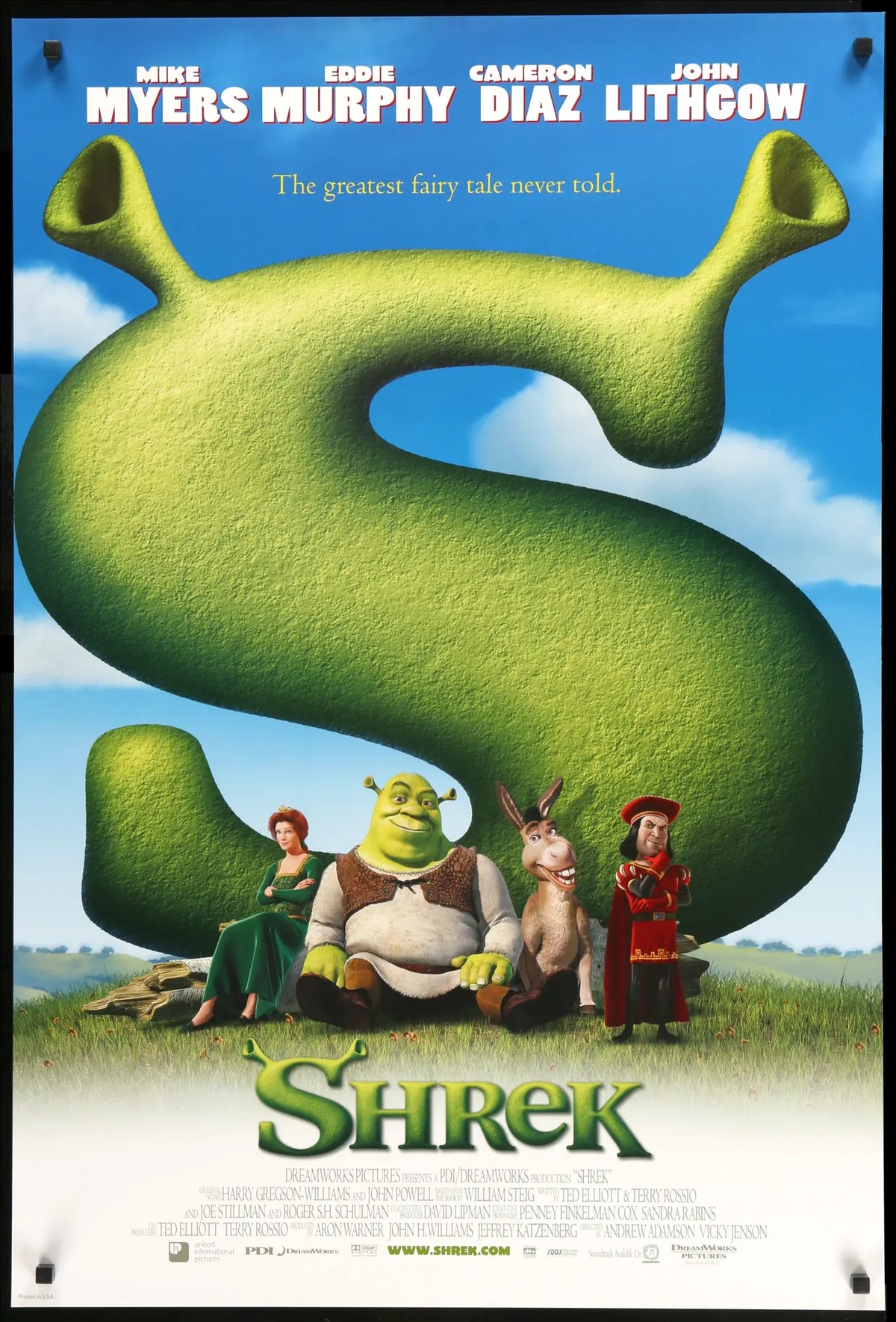 Shrek (2001) original movie poster for sale at Original Film Art - Vintage Movie Posters