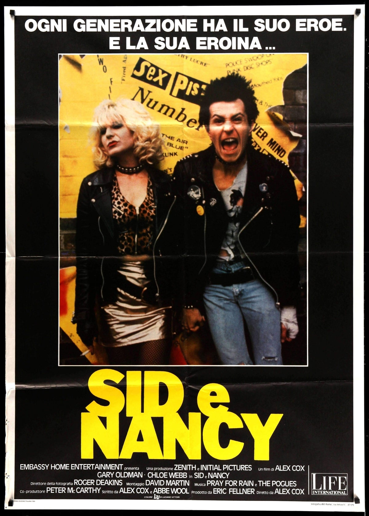 Sid and Nancy (1986) original movie poster for sale at Original Film Art