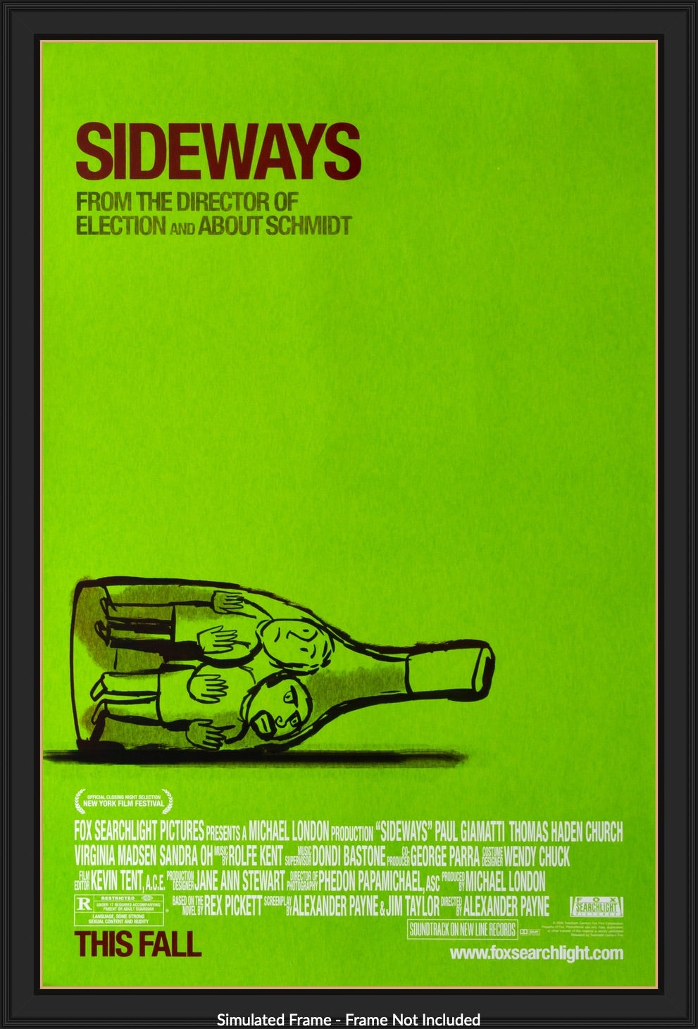 Sideways (2004) original movie poster for sale at Original Film Art - Vintage Movie Posters