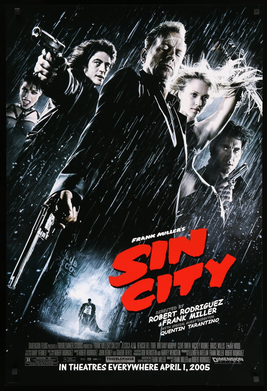 Sin City (2005) original movie poster for sale at Original Film Art - Vintage Movie Posters
