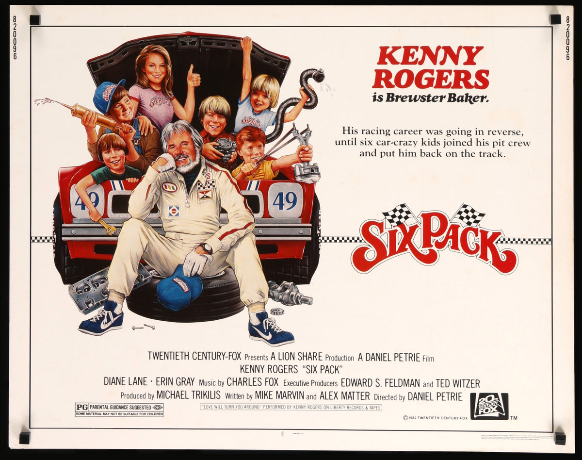 Six Pack (1982) original movie poster for sale at Original Film Art