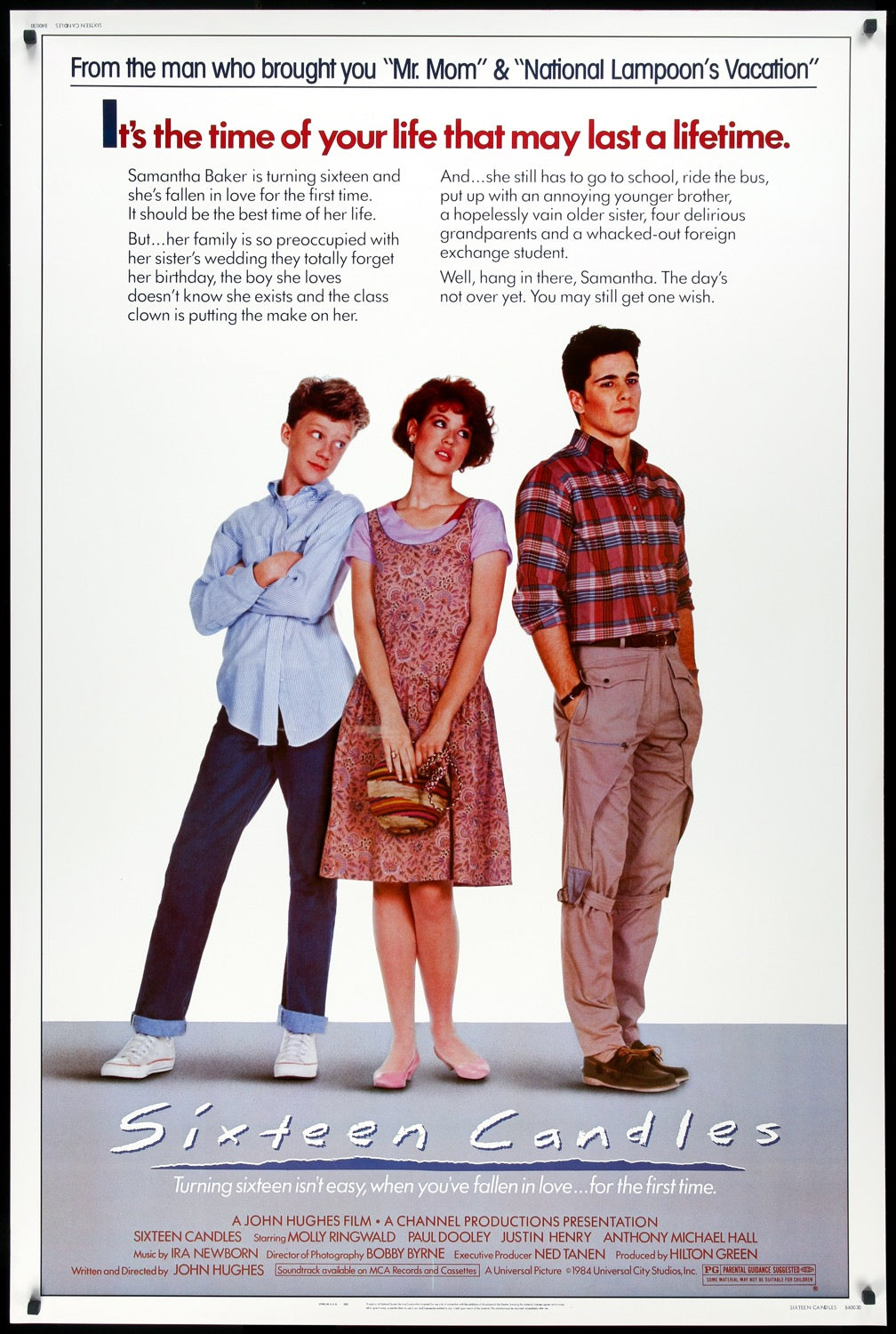 Sixteen Candles (1984) original movie poster for sale at Original Film Art
