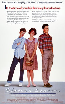 Sixteen Candles (1984) original movie poster for sale at Original Film Art