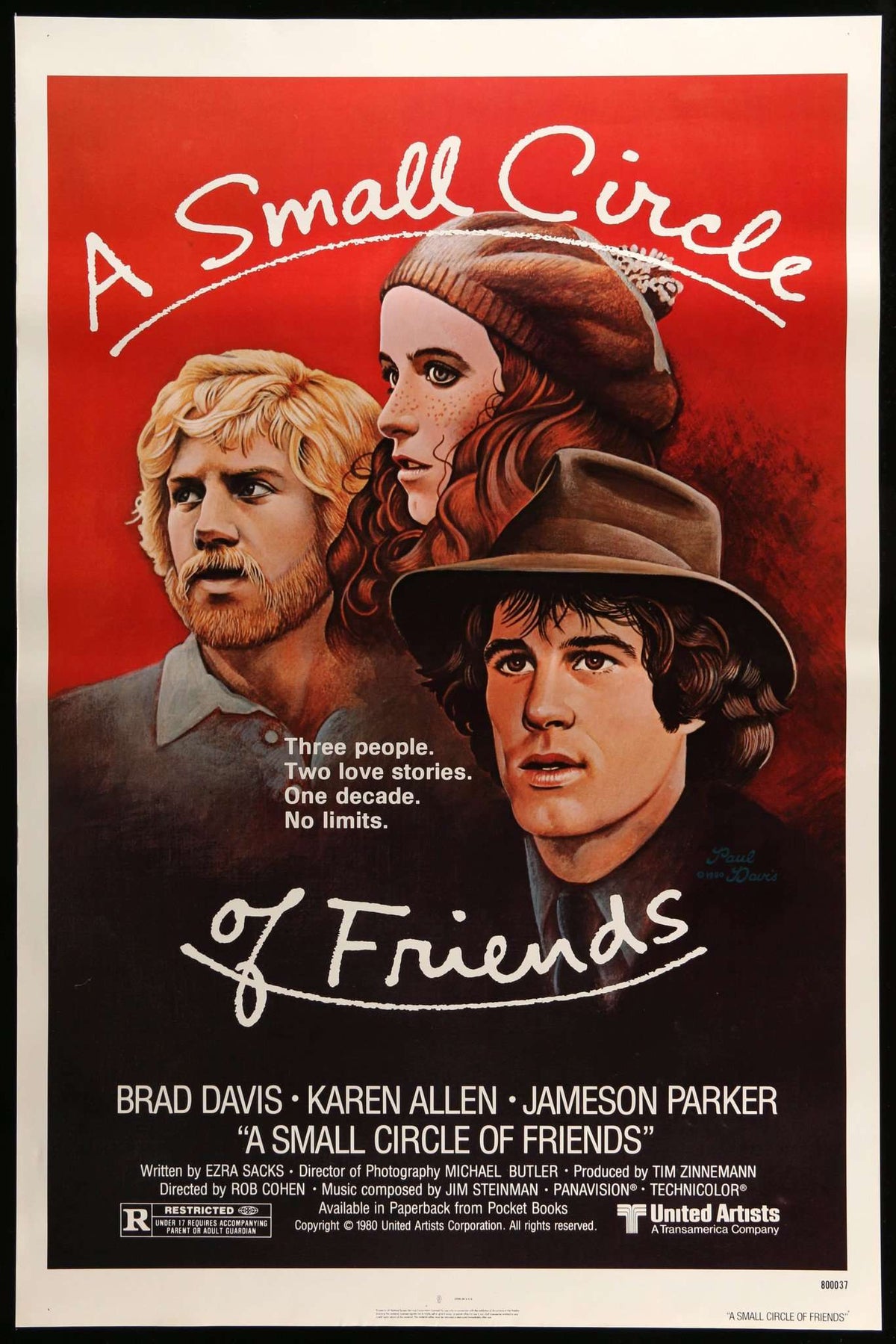 Small Circle of Friends (1980) original movie poster for sale at Original Film Art