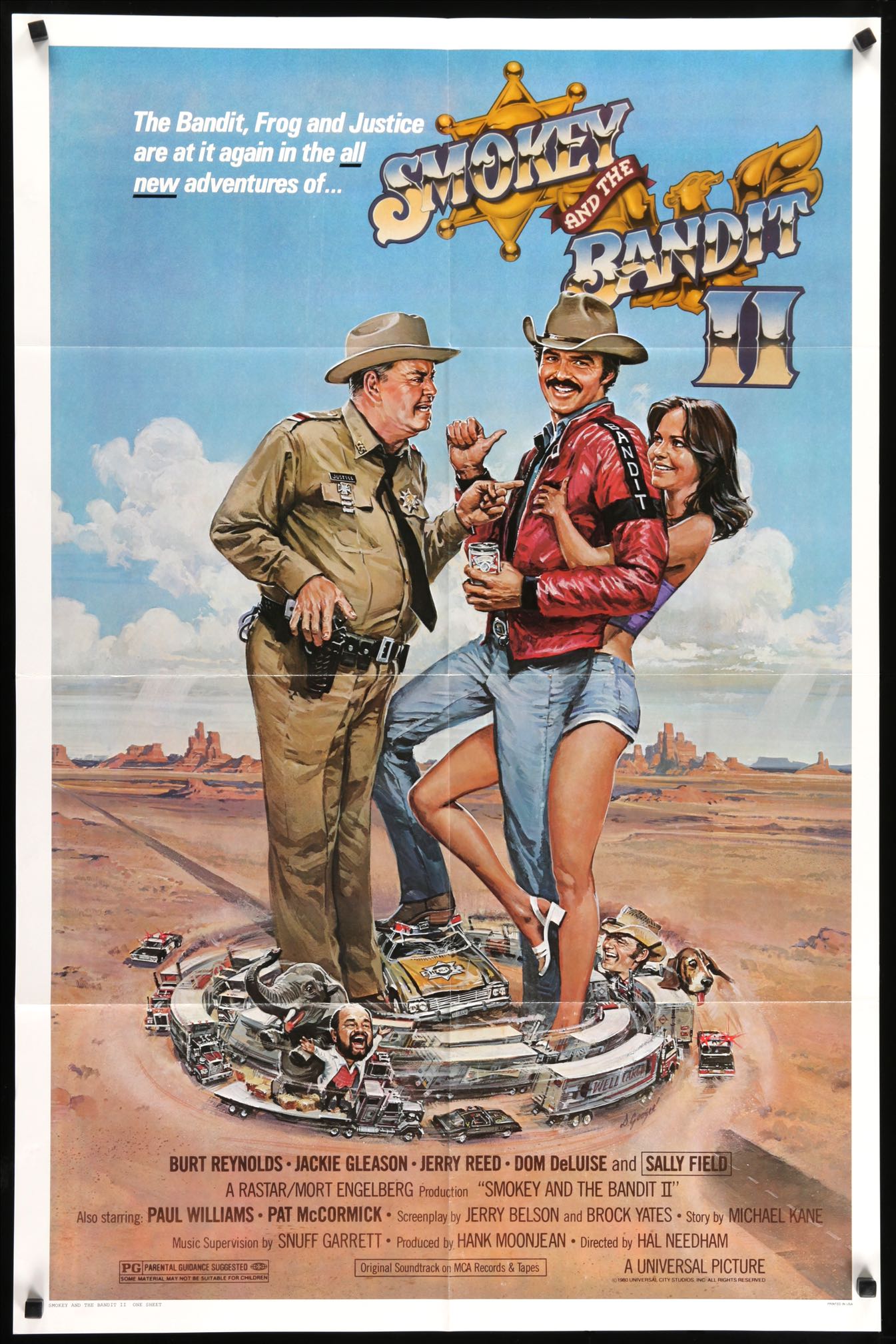 Smokey and the Bandit II (1980) original movie poster for sale at Original Film Art