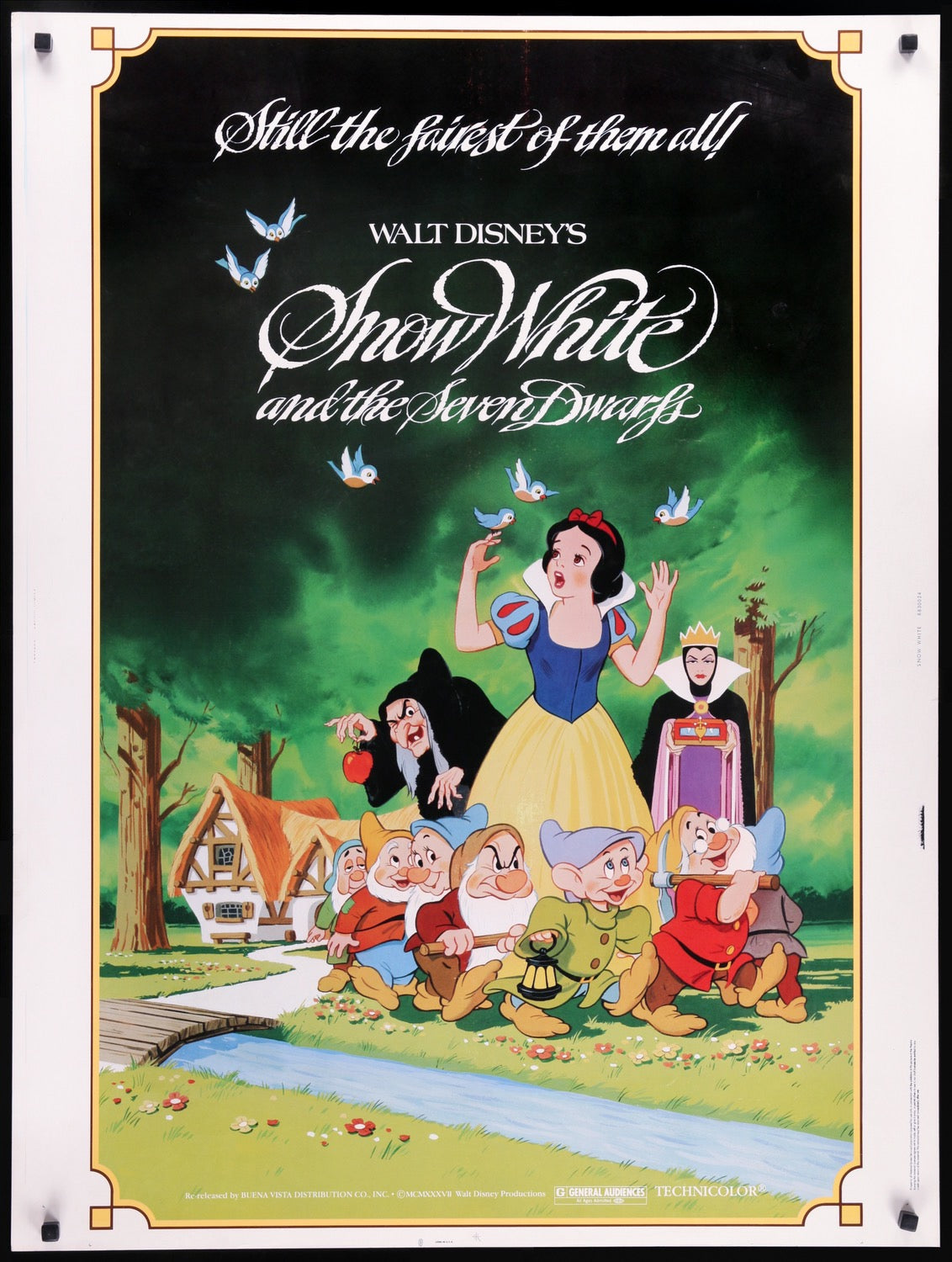Snow White and the Seven Dwarfs (1937) original movie poster for sale at Original Film Art