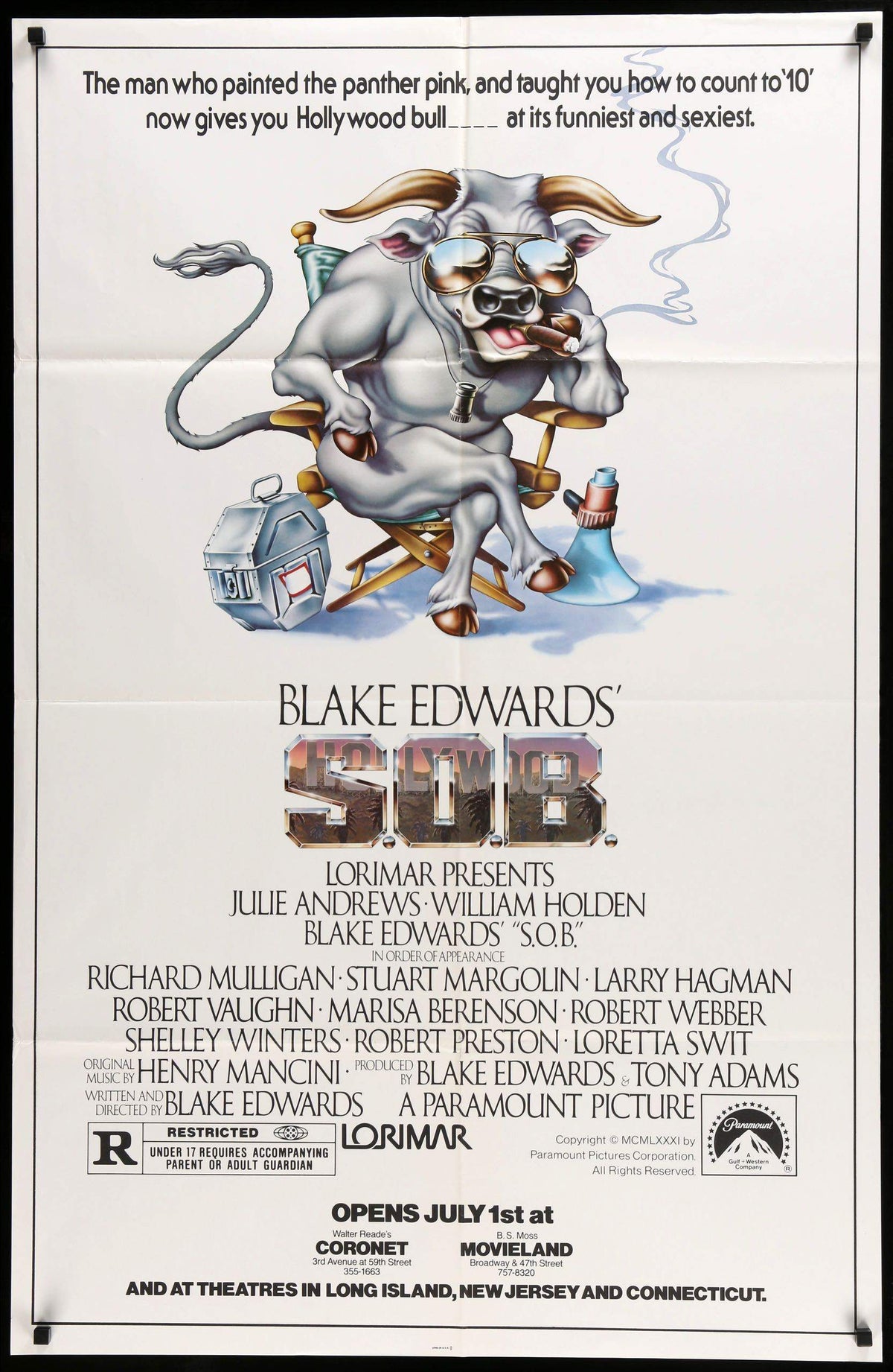S.O.B. (1981) original movie poster for sale at Original Film Art