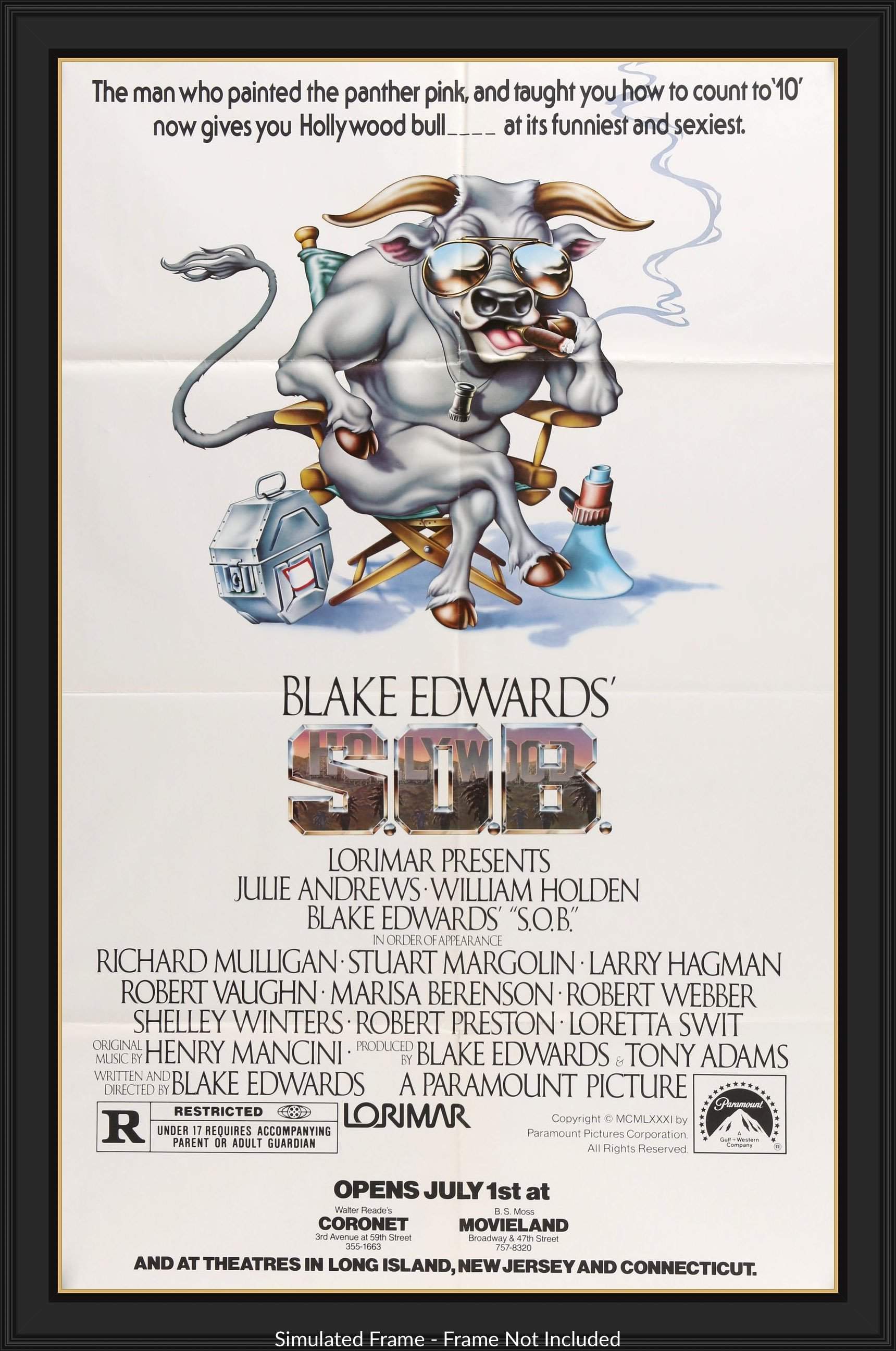 S.O.B. (1981) original movie poster for sale at Original Film Art