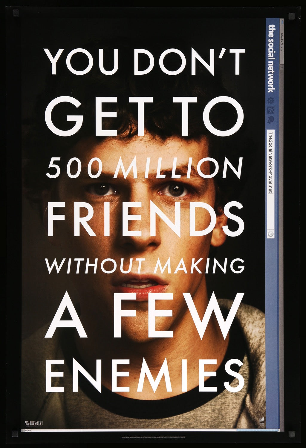 Social Network (2010) original movie poster for sale at Original Film Art - Vintage Movie Posters
