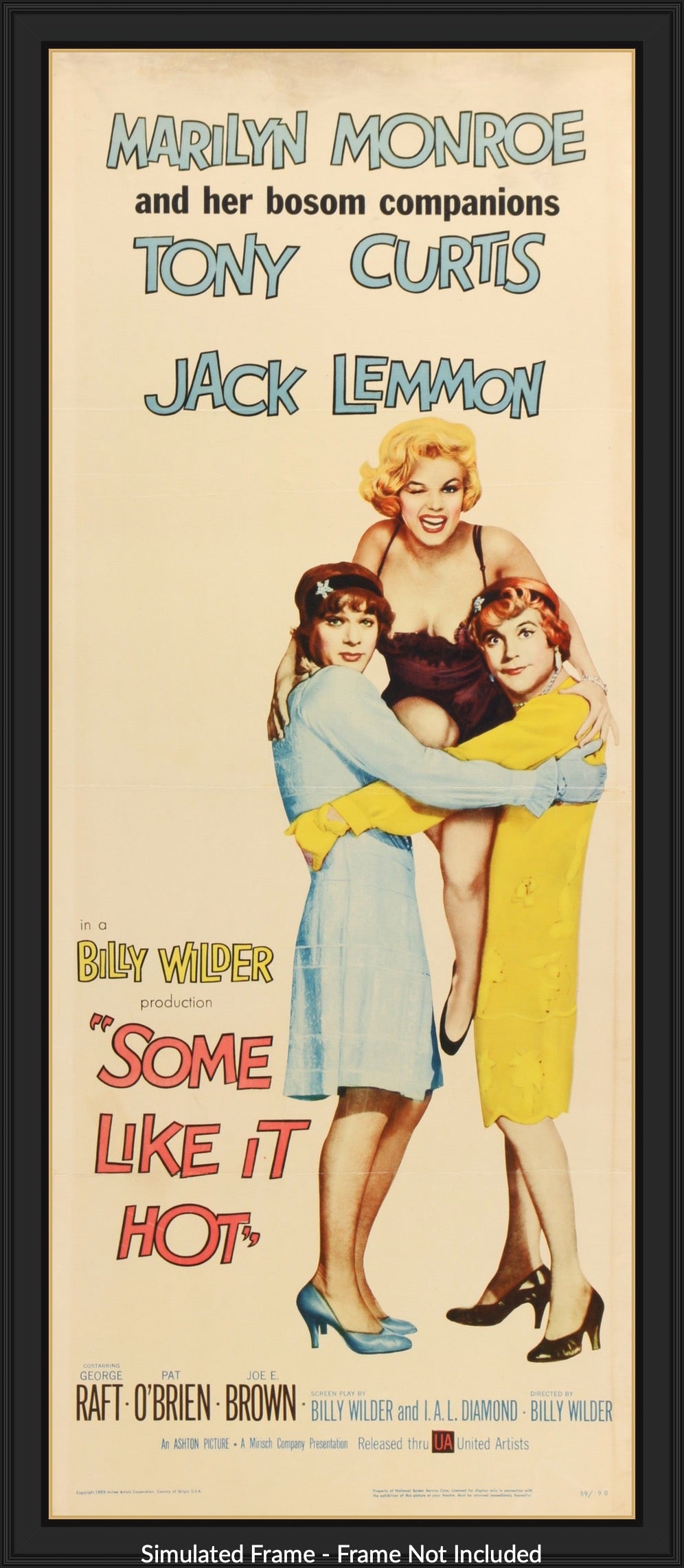 Some Like It Hot (1959) original movie poster for sale at Original Film Art