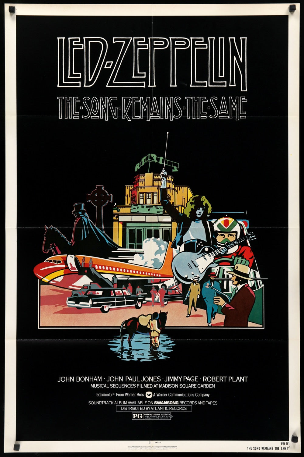 Led Zeppelin: The Song Remains the Same (1976) original movie poster for sale at Original Film Art