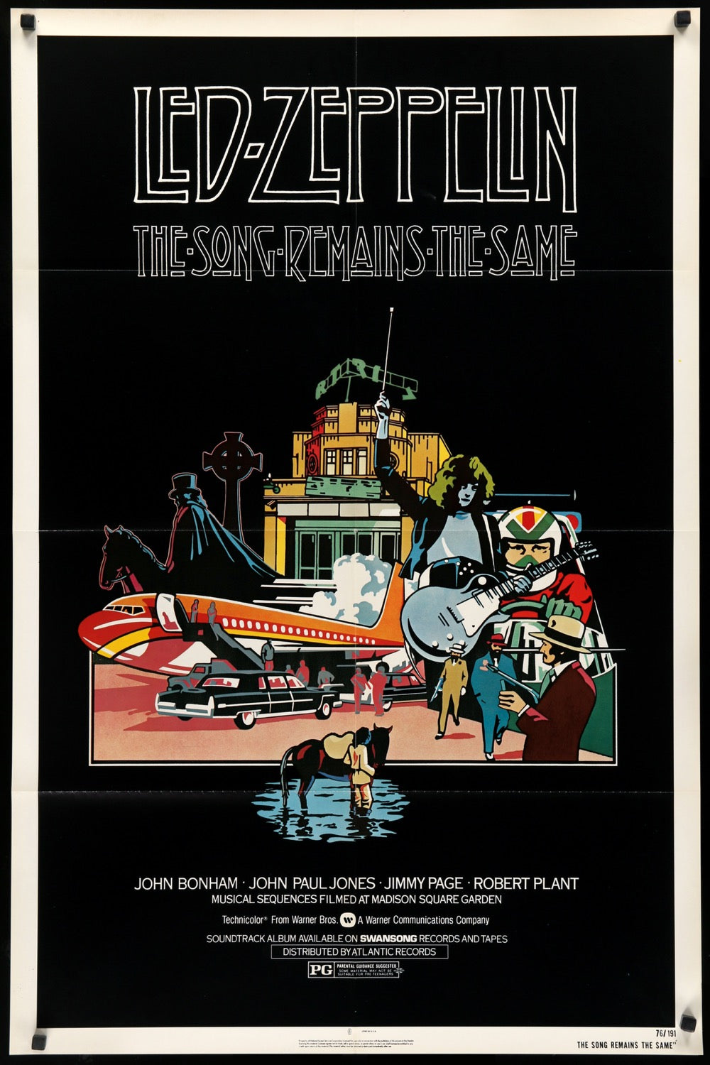 Led Zeppelin: The Song Remains the Same (1976) original movie poster for sale at Original Film Art - Vintage Movie Posters