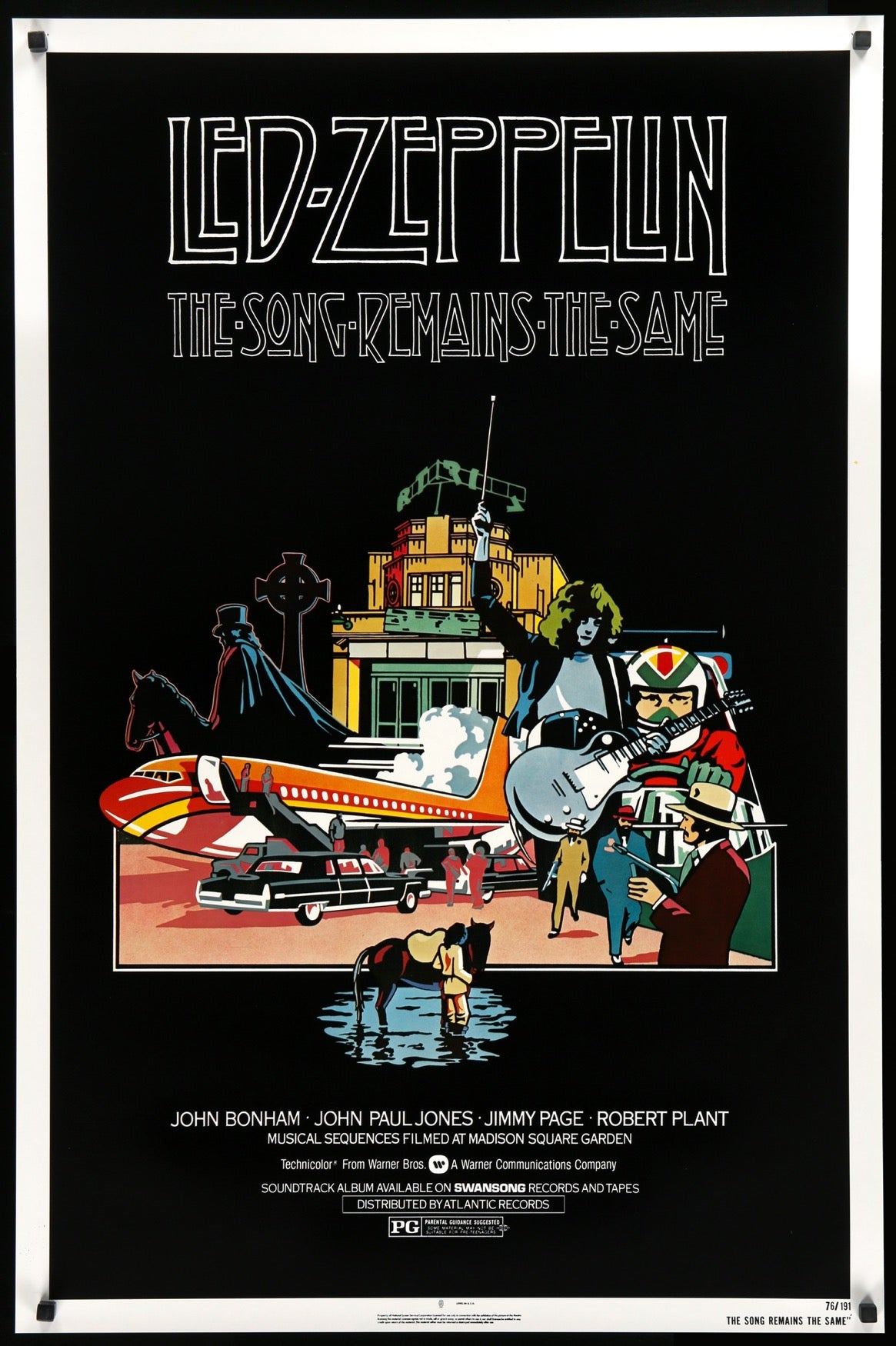 Led Zeppelin: The Song Remains the Same (1976) One-Sheet Movie