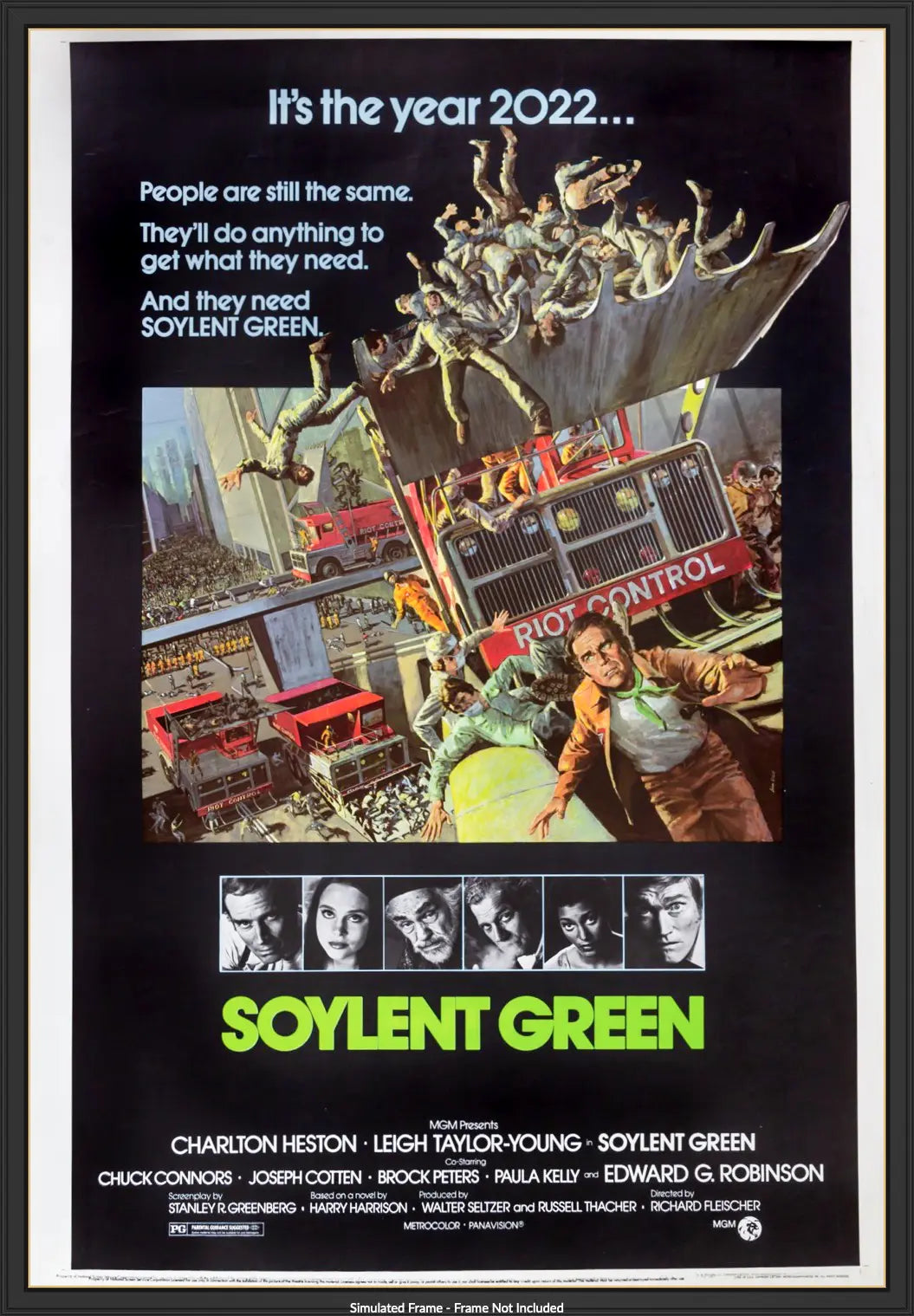 Soylent Green (1973) original movie poster for sale at Original Film Art - Vintage Movie Posters