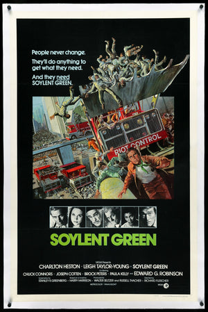 Soylent Green (1973) original movie poster for sale at Original Film Art
