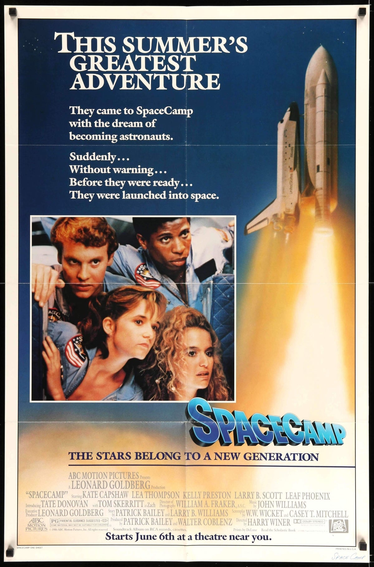 SpaceCamp (1986) original movie poster for sale at Original Film Art - Vintage Movie Posters
