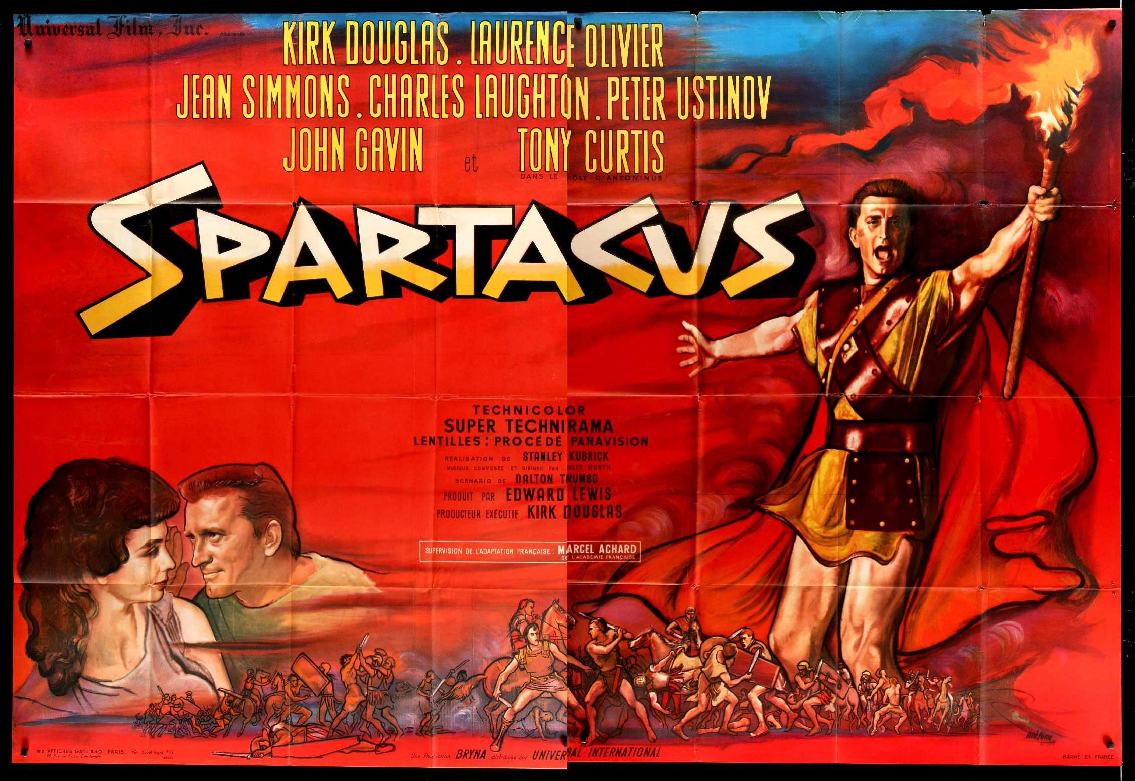 Spartacus film sale