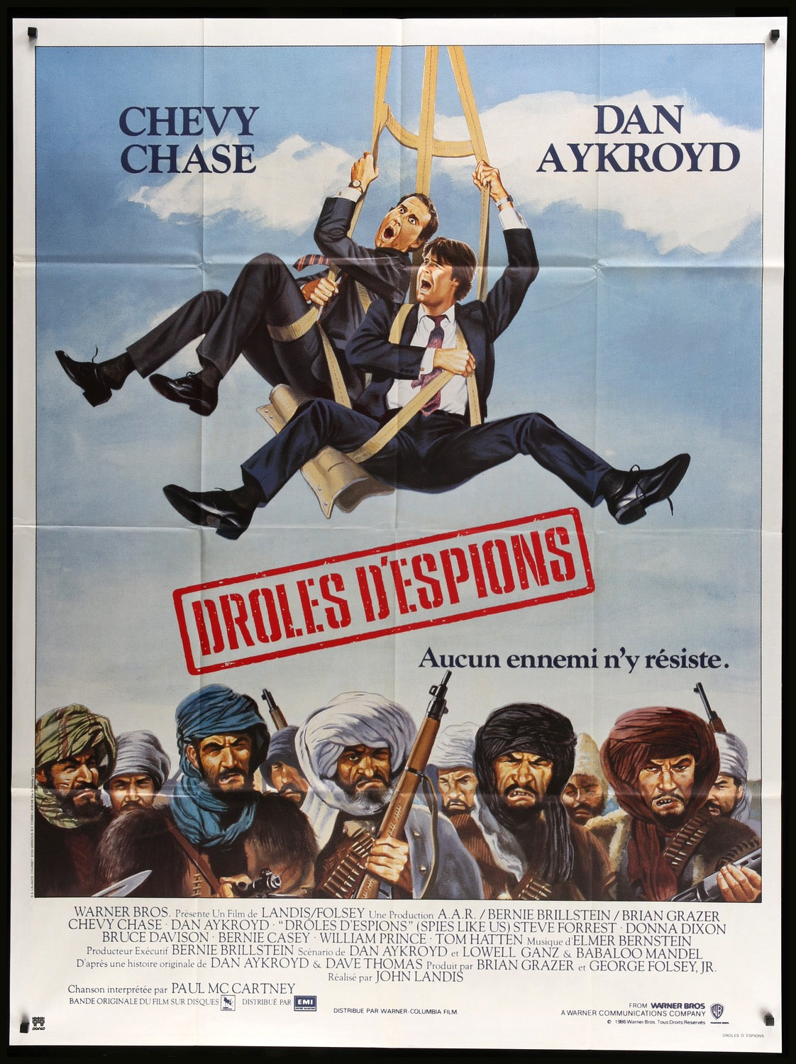Spies Like Us (1985) Original French Grande Movie Poster
