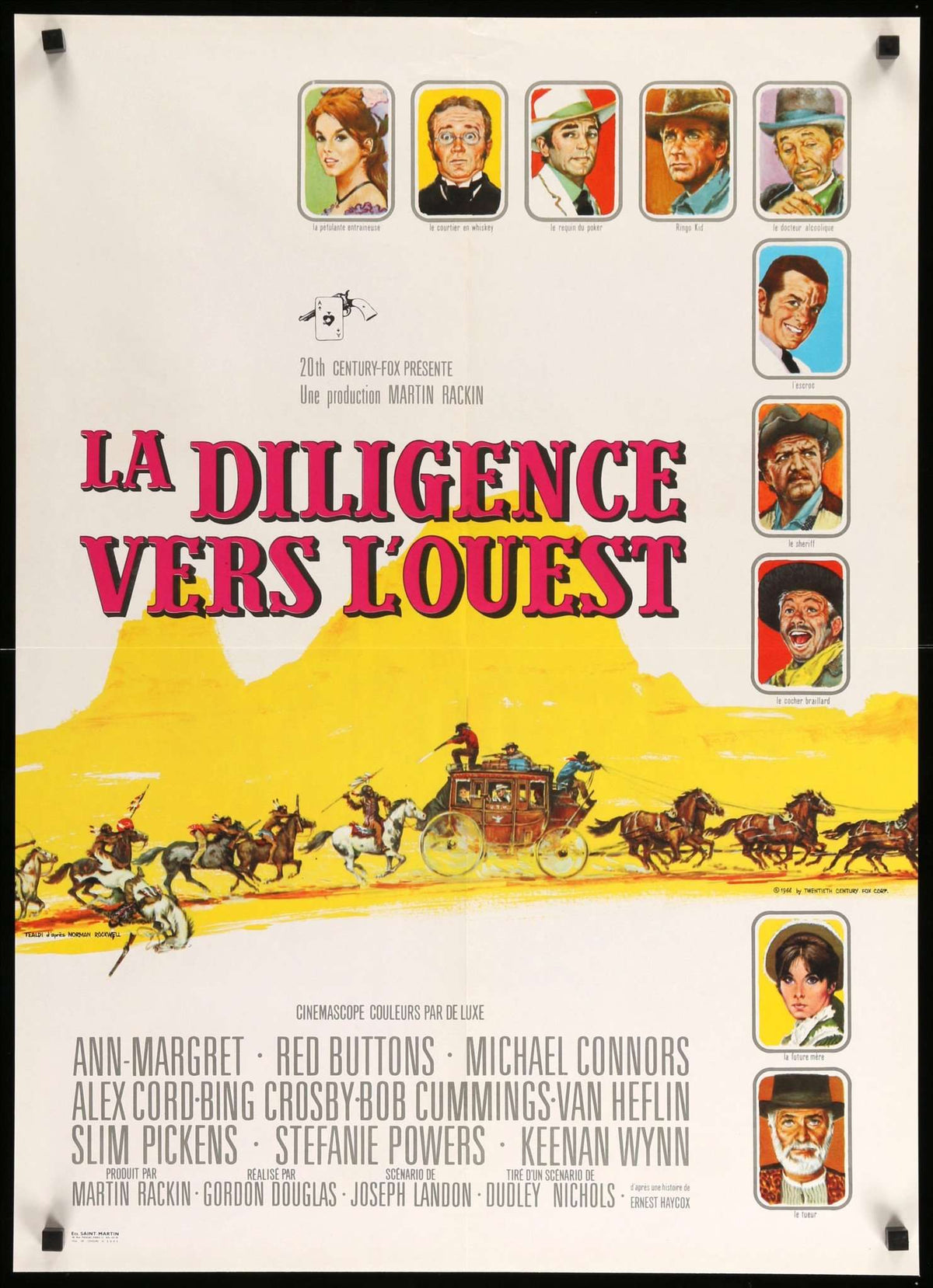 Stagecoach (1966) original movie poster for sale at Original Film Art