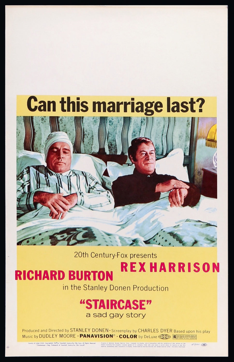 Staircase (1969) original movie poster for sale at Original Film Art - Vintage Movie Posters