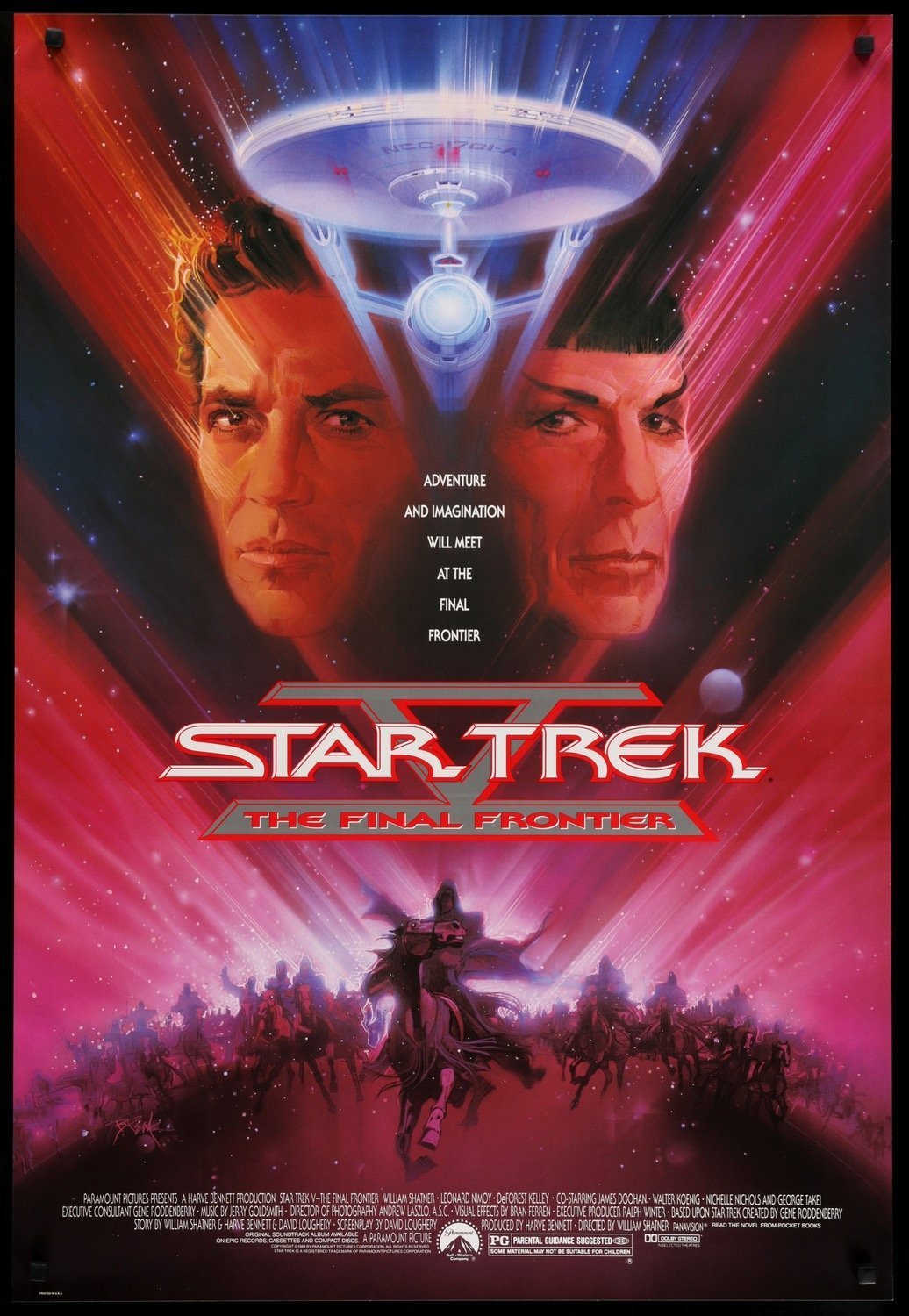 Star Trek V: The Final Frontier (1989) original movie poster for sale at Original Film Art - Vintage Movie Posters