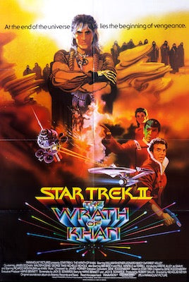 Star Trek II: The Wrath of Khan (1982) original movie poster for sale at Original Film Art