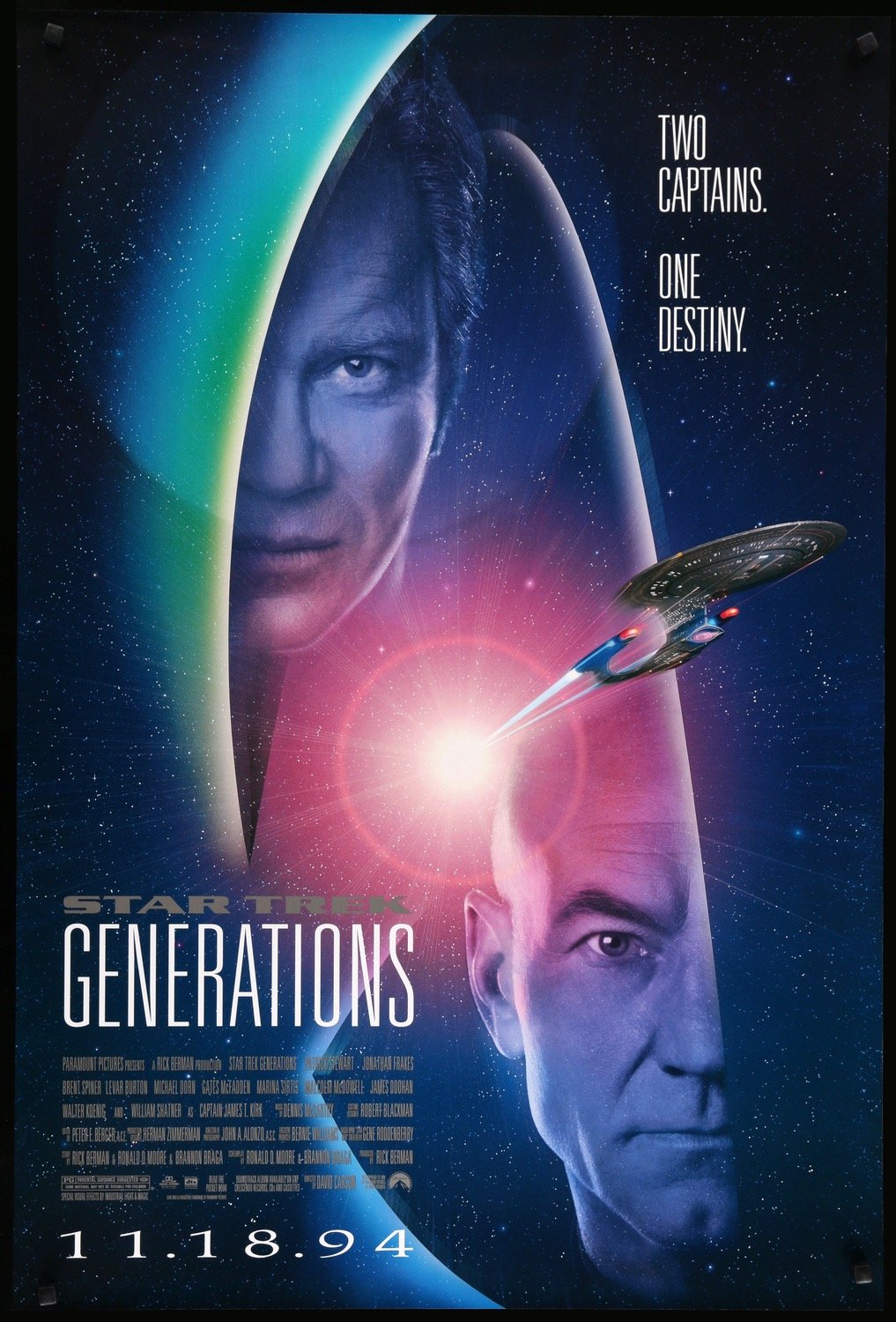 Star Trek: Generations (1994) original movie poster for sale at Original Film Art