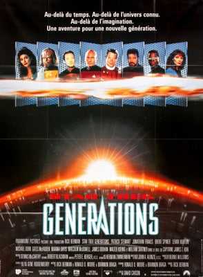 Star Trek: Generations (1994) original movie poster for sale at Original Film Art