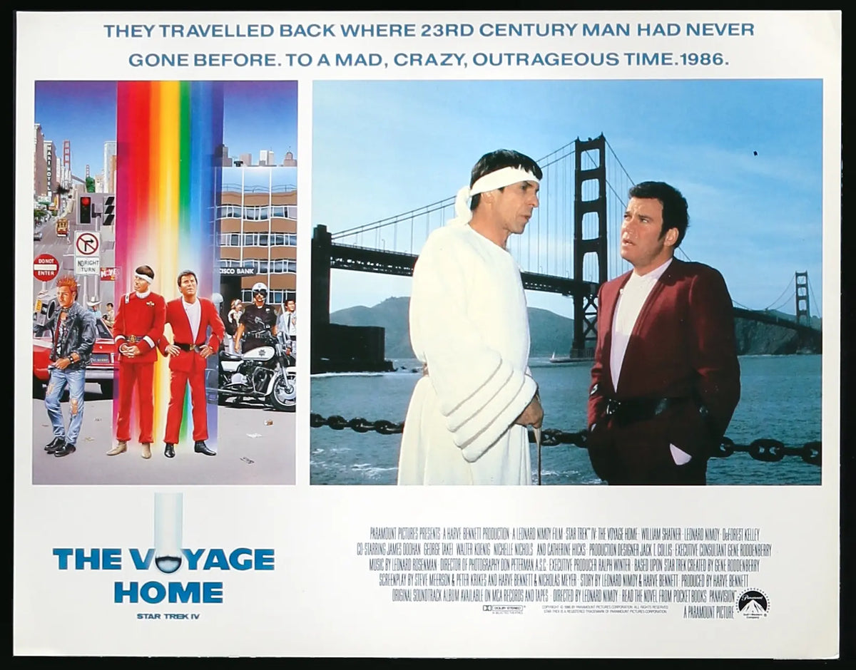 Star Trek IV: The Voyage Home (1986) original movie poster for sale at Original Film Art