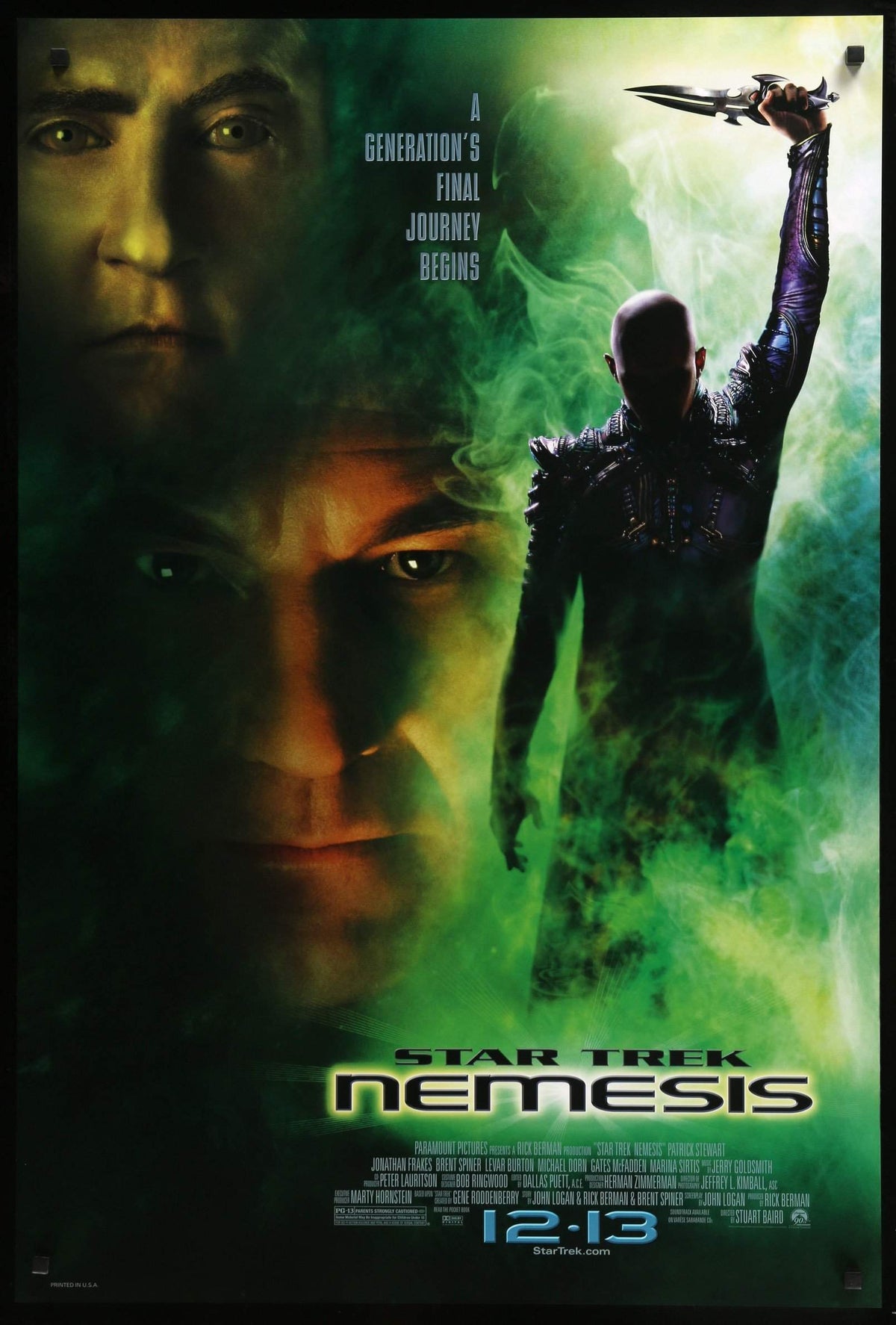 Star Trek: Nemesis (2002) original movie poster for sale at Original Film Art - Vintage Movie Posters