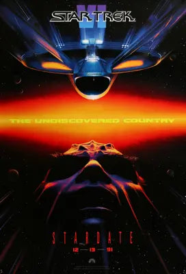 Star Trek VI: The Undiscovered Country (1991) original movie poster for sale at Original Film Art - Vintage Movie Posters
