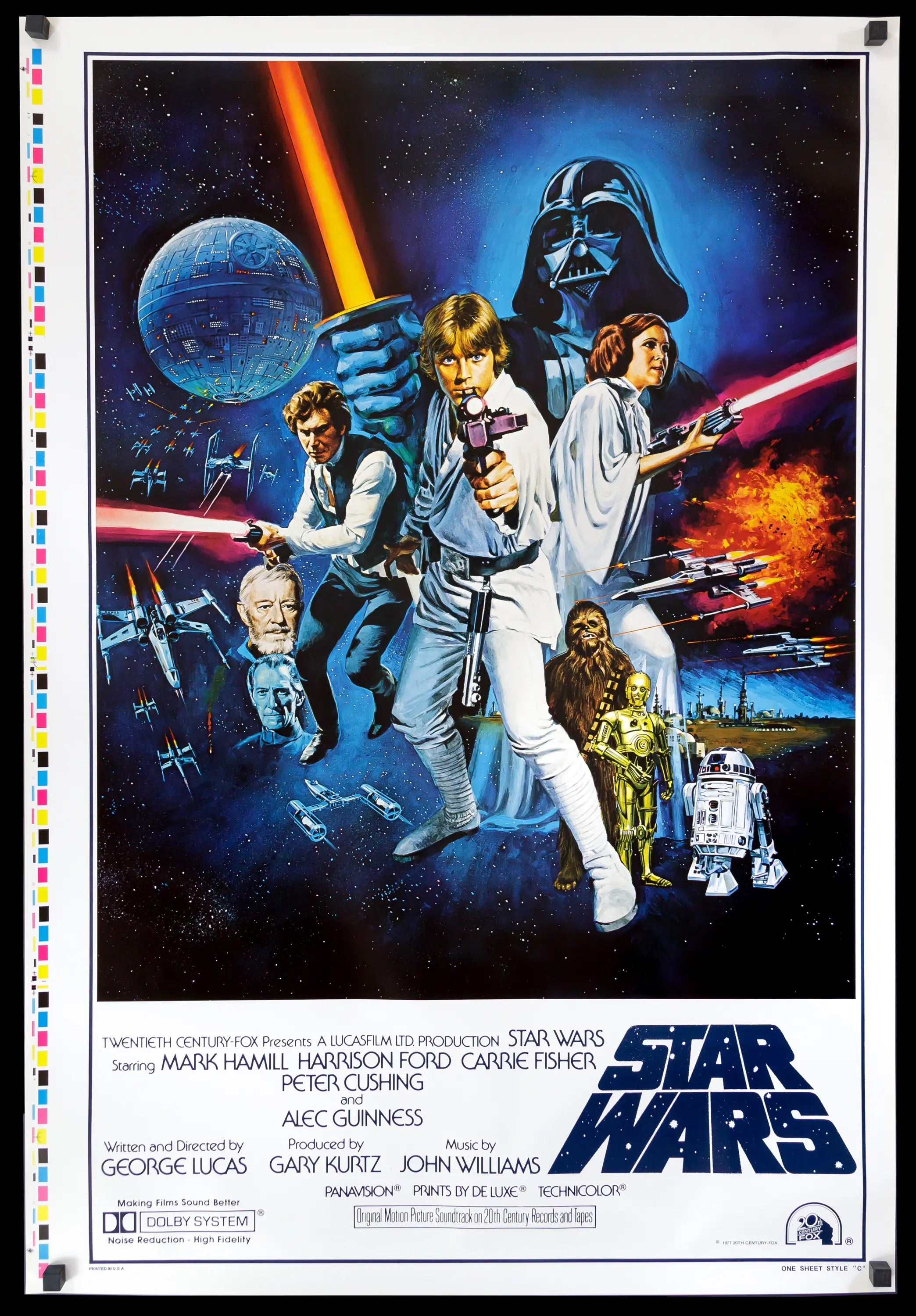 Star Wars (1977) Original Style C One-Sheet Movie Poster