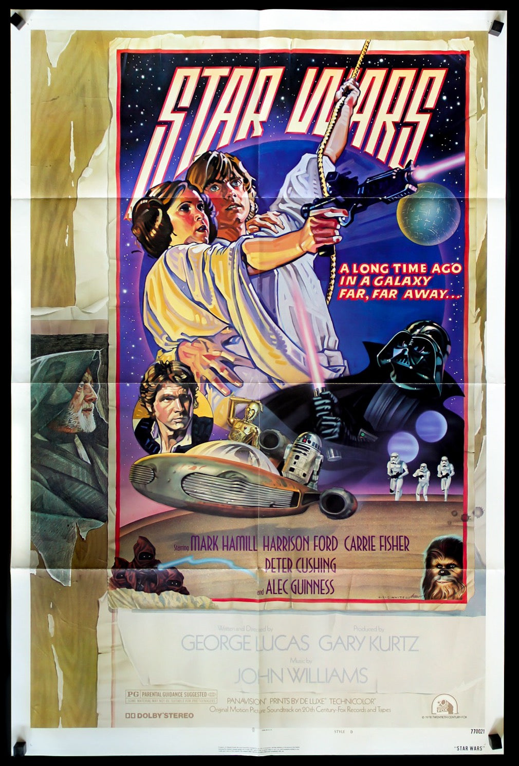 Star Wars (1977) original movie poster for sale at Original Film Art