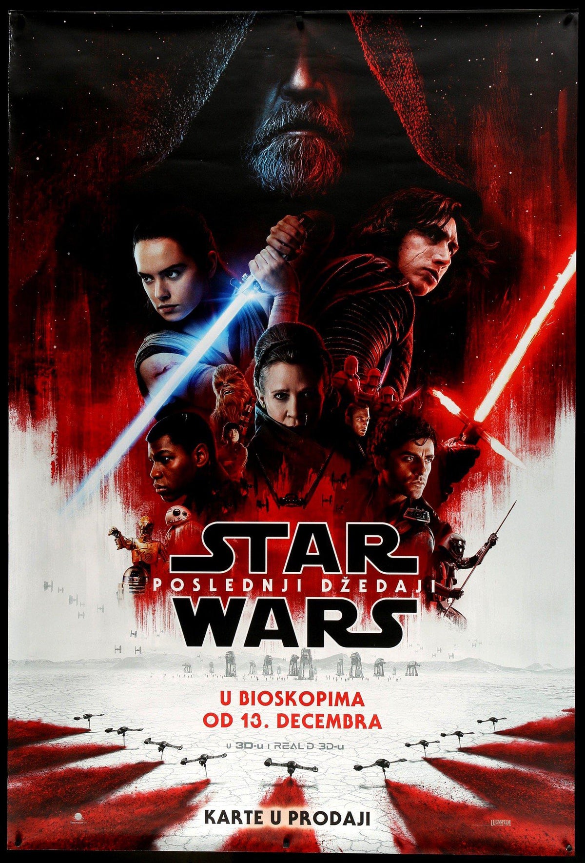 Star Wars: The Last Jedi (2017) original movie poster for sale at Original Film Art