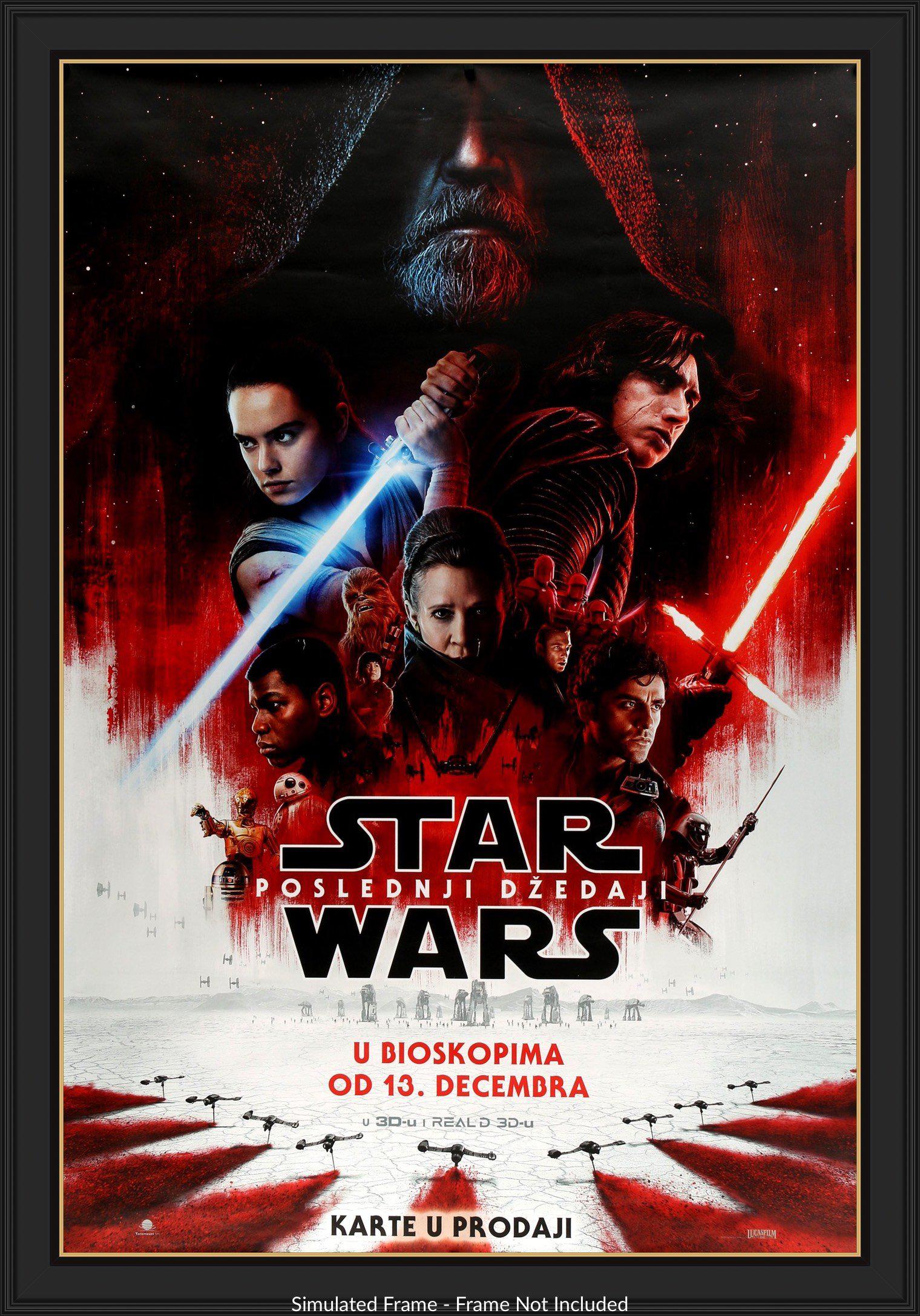 Star Wars: The Last Jedi (2017) original movie poster for sale at Original Film Art
