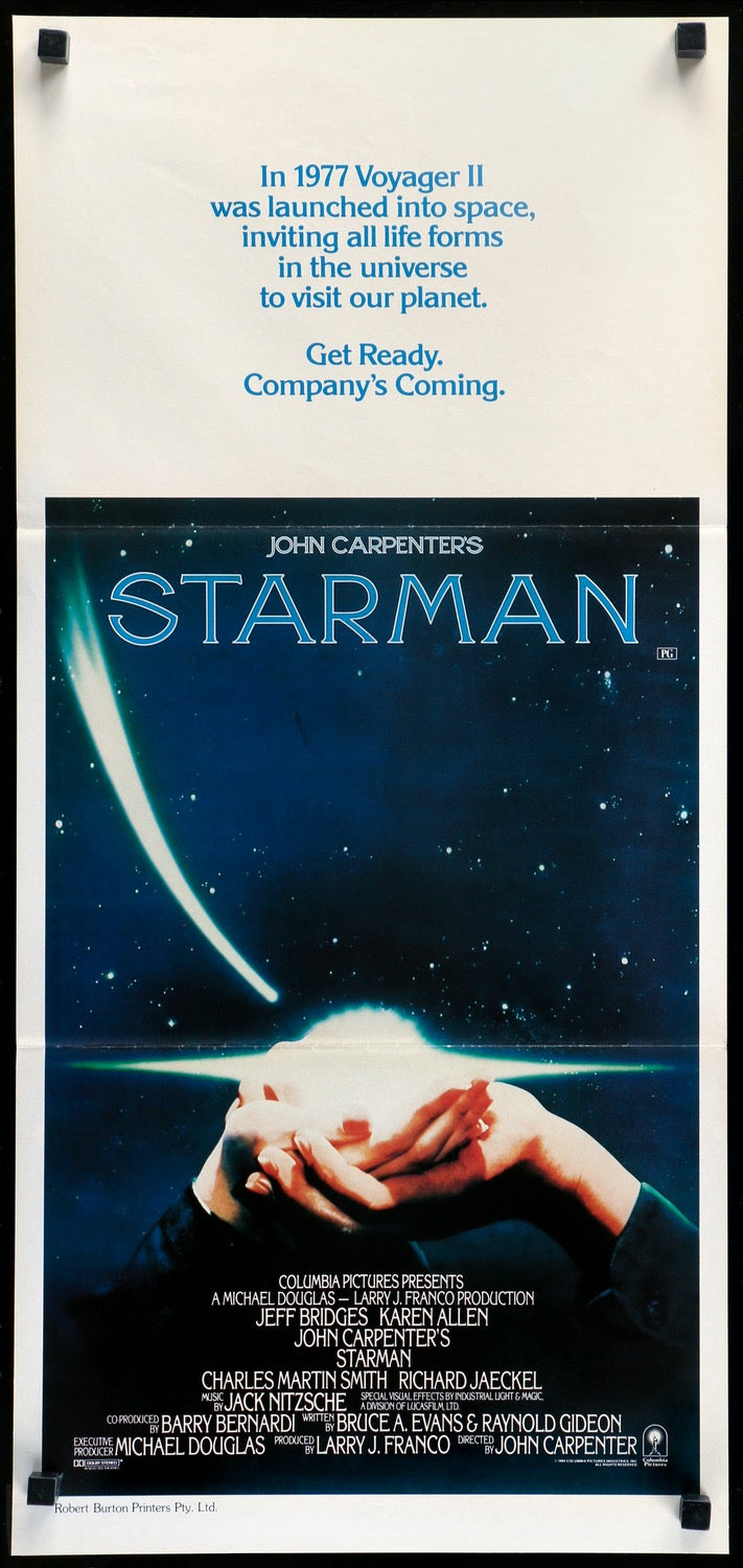 Starman (1984) original movie poster for sale at Original Film Art - Vintage Movie Posters