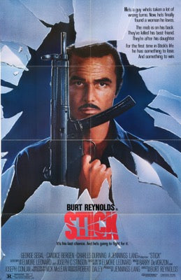 Stick (1985) original movie poster for sale at Original Film Art - Vintage Movie Posters