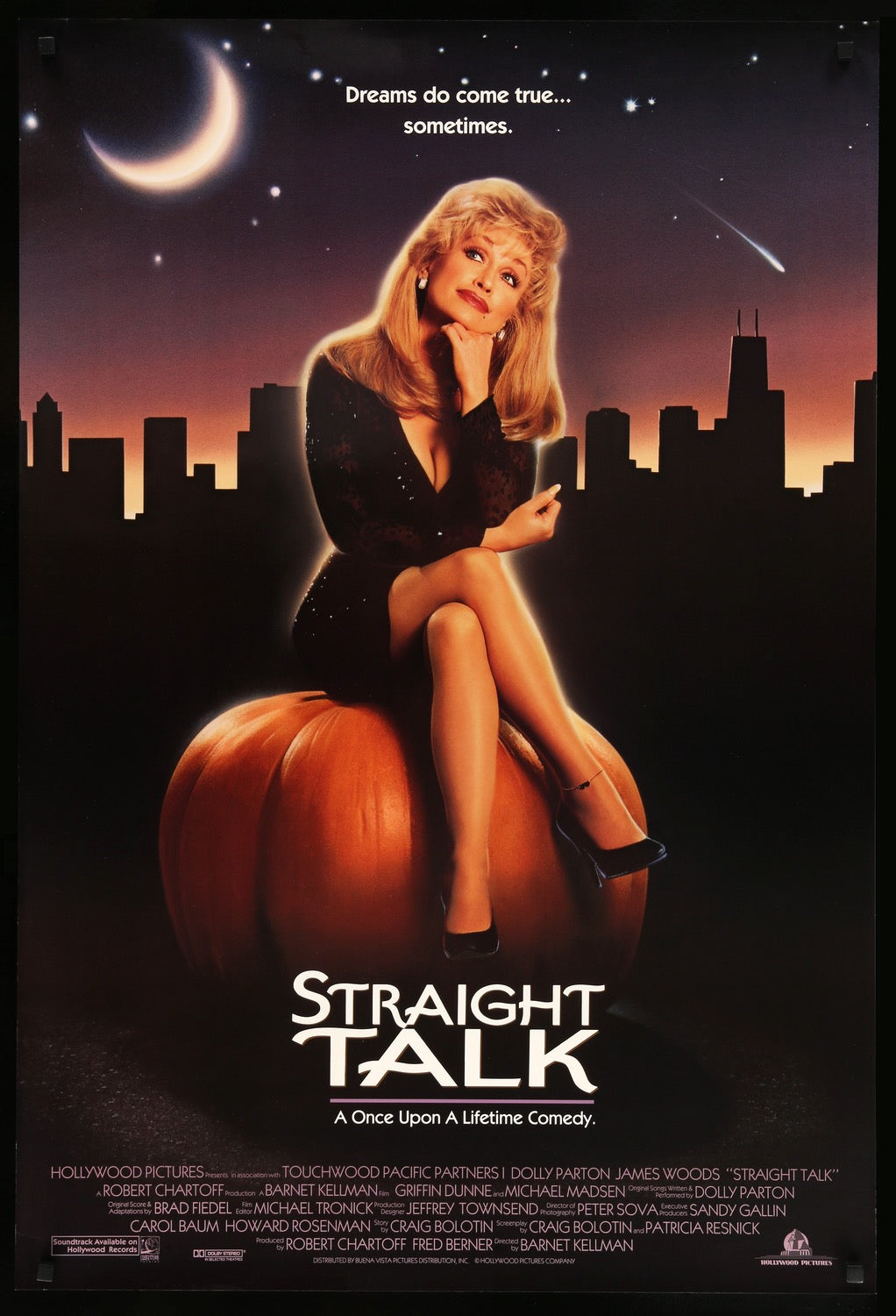 Straight Talk (1992) original movie poster for sale at Original Film Art