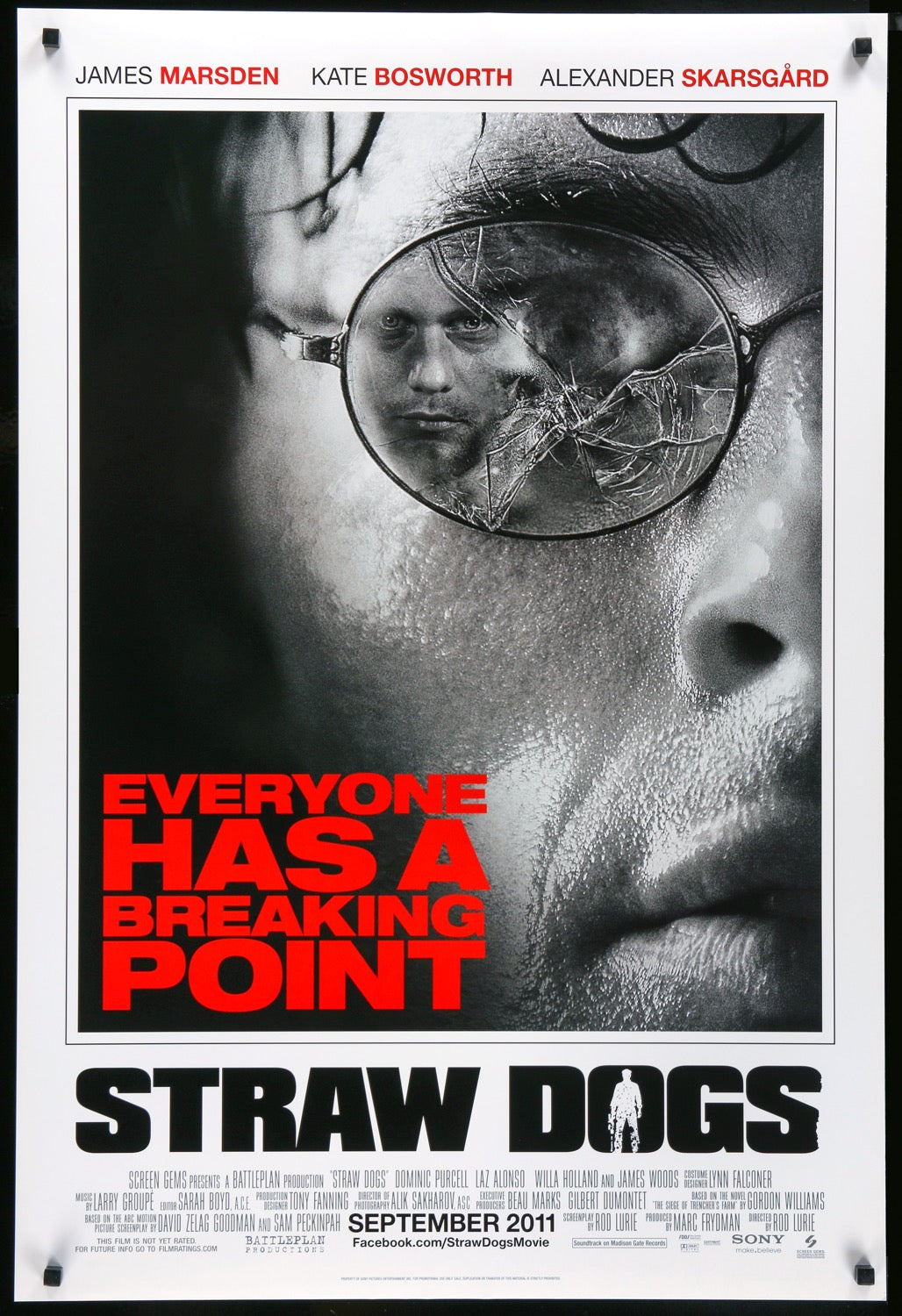 Straw Dogs (2011) original movie poster for sale at Original Film Art - Vintage Movie Posters
