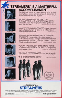 Streamers (1983) original movie poster for sale at Original Film Art