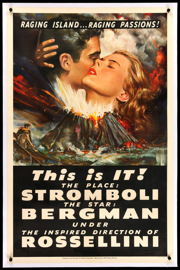 Stromboli (1950) Original One-Sheet Movie Poster - Original Film