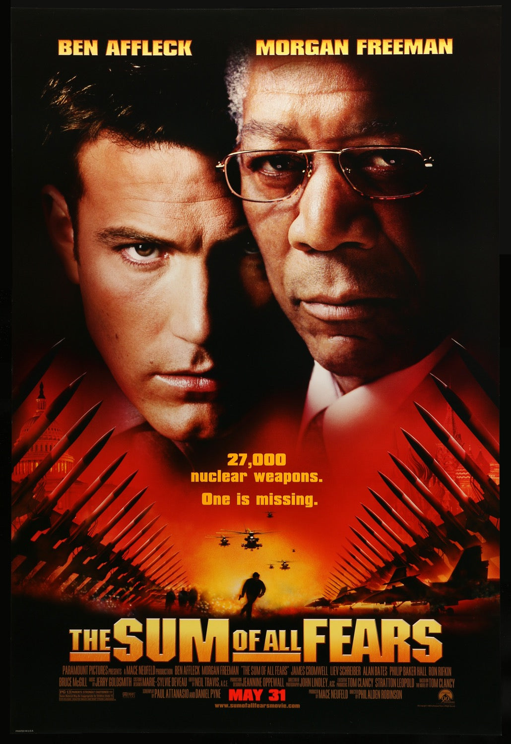Sum of All Fears (2002) original movie poster for sale at Original Film Art - Vintage Movie Posters