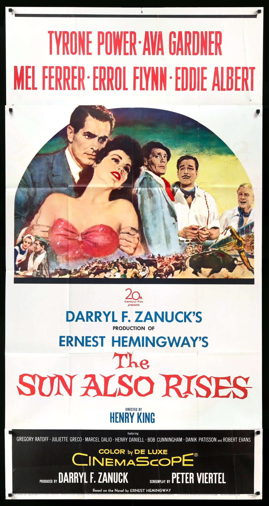 Sun Also Rises (1957) original movie poster for sale at Original Film Art - Vintage Movie Posters